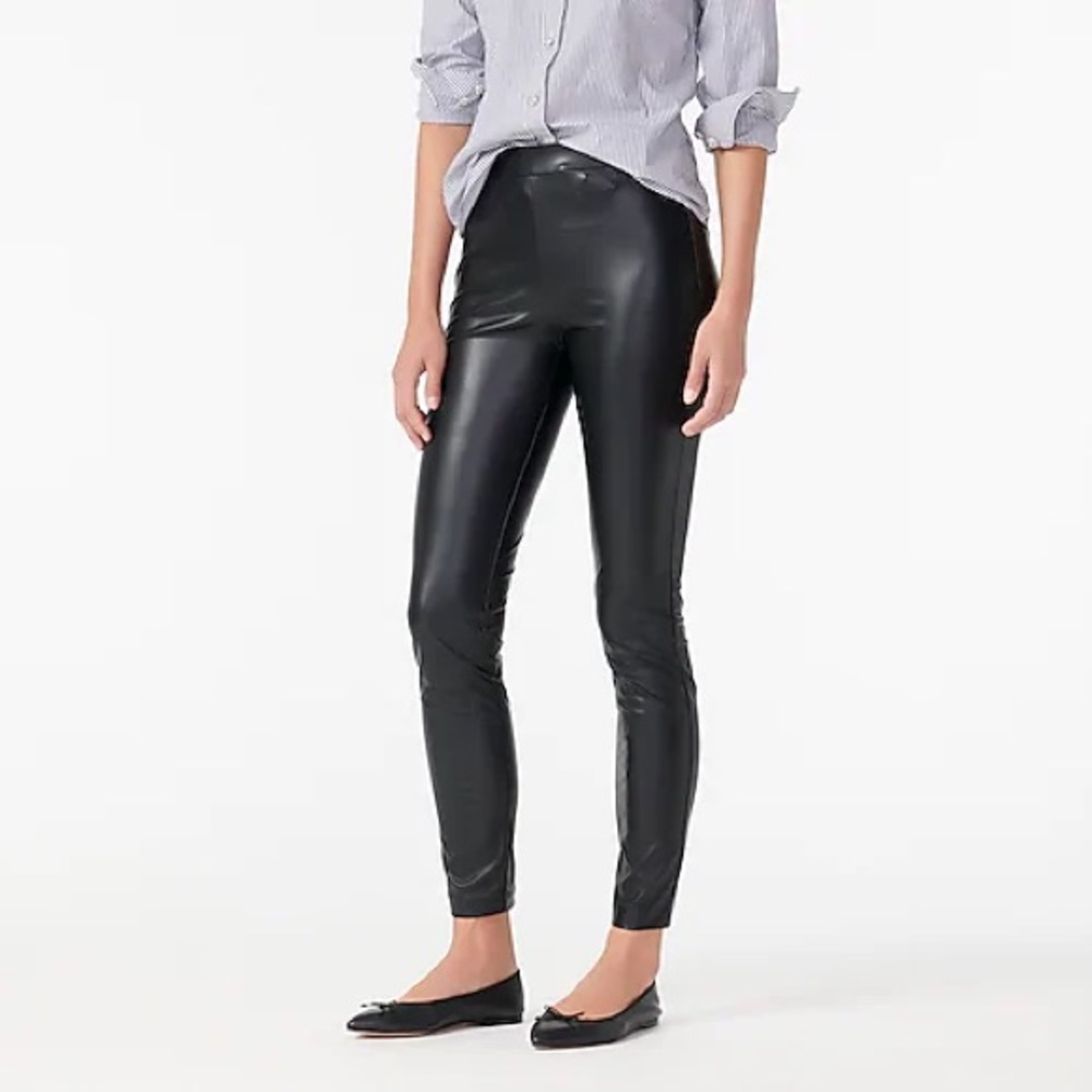 J.Crew faux leather Pixie pant legging